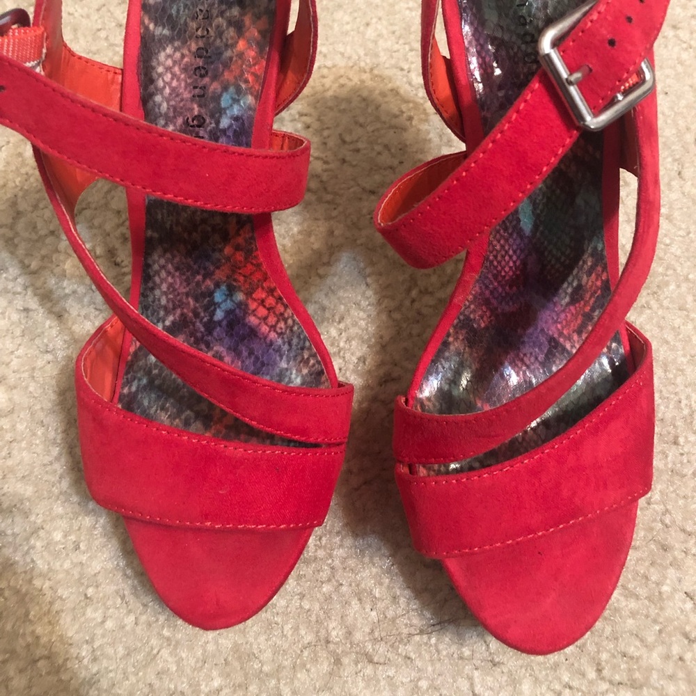 Red Vibrant Heels